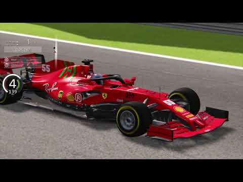 F1 2021. Ferrari SF21 vs RedBull X2010. Bahrain circuit. Hotlap 1:28:783.  Assetto Corsa. T300RS GT.
