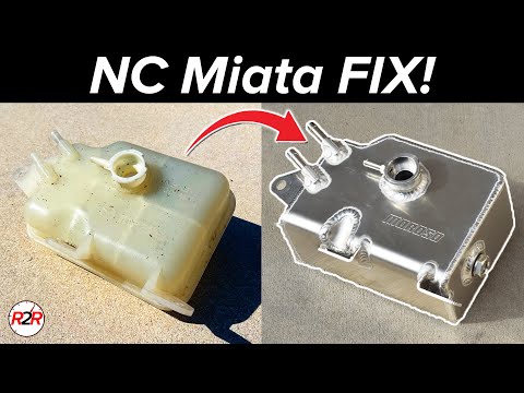 NC Miata Moroso Coolant Tank Replacement || NC Track Build