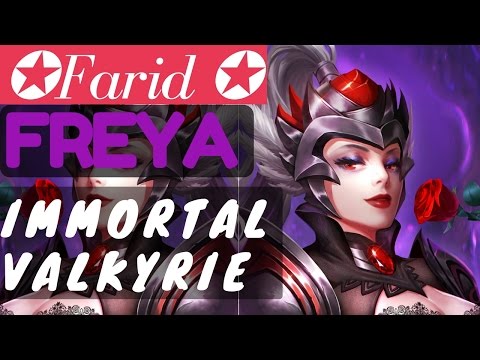 The Immortal Valkyrie | [Rank 2 Freya ] Dark Rose Freya Gameplay and build By ✪ Farid ✪ Video