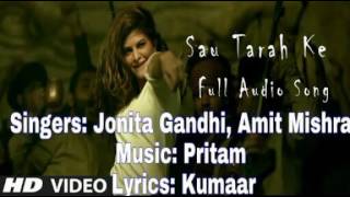 Sau tarah ke | Full song with lyrics | by Jonita Gandhi, Amit Mishra