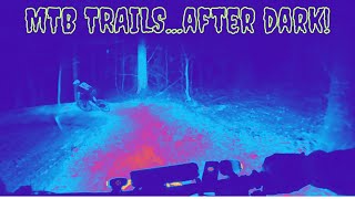Mountain Bike Trail at Night - Magnolia trail at Wildwood Park | Florence AL