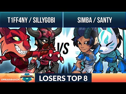 Simba & Santy vs T1FF4NY & Silly Gobi - Losers Top 8 - DreamHack Dallas 2v2