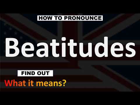 How to Pronounce Beatitudes? | Meaning + Pronunciation Guide