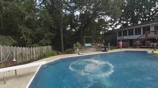 My nephewJoey Jumping in the pool, forward and reverse