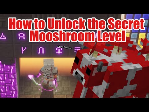 Retro xReflex - Fastest Way to Unlock the Secret Mooshroom Level in Minecraft Dungeons! (Secret Cow Level)