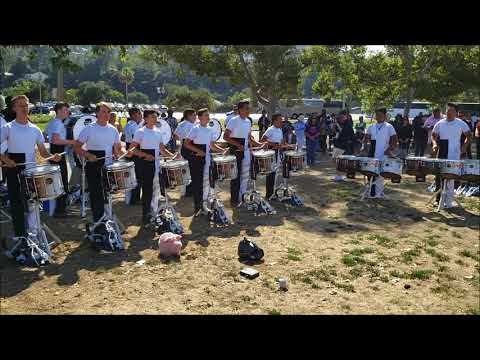 Gold Drumline 2018 in the lot (June 30)