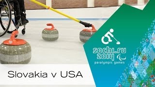 preview picture of video 'Slovakia v USA | Round robin | Wheelchair curling | Sochi 2014 Paralympic Winter Games'