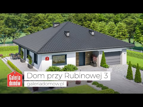 Projekt domu przy Rubinowej 3 - GaleriaDomow.pl