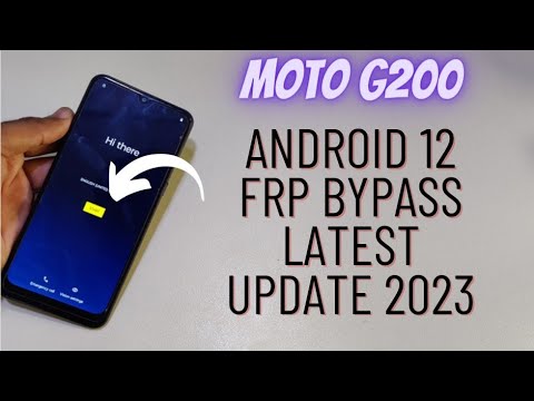 Motorola Moto G200 5G Frp Bypass Android 12 Last Update No Need Computer Apps Not Click Fix Problem