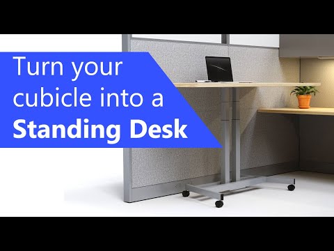 Cubicle to Standing Desk Retrofit