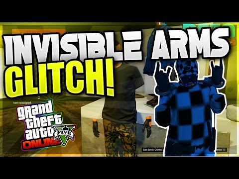 GTA 5 Online: *NEW* Invisible Arms Glitch - After Patch 1.35 (GTA 5 Clothing Glitches)