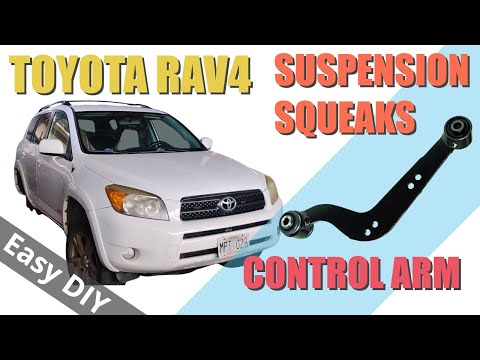 Toyota RAV4 Squeaky Rear Suspension Fix - Replace Control Arm