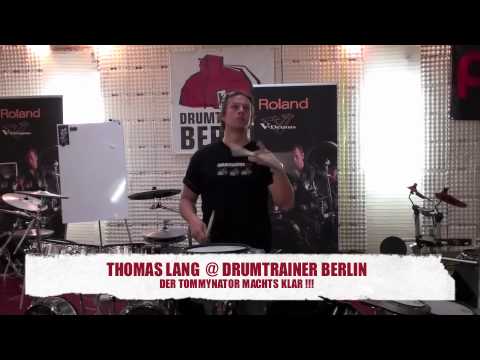 Thomas Lang I Roland Snare Solo I @Drumtrainer Berlin