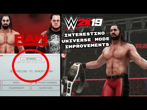 WWE 2K19: 5 Interesting Universe Mode Improvements