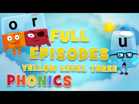 アルファブロック - イエローレベル3｜全13-14話｜#ホームスクーリング｜Learn to read #WithMe (Alphablocks - Yellow Level Three | Full Episodes 13-14 | #HomeSchooling | Learn to Read #WithMe)
