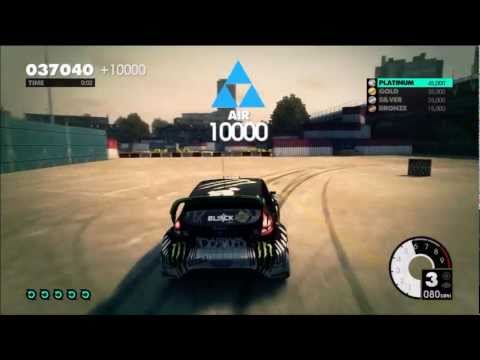 DiRT 3: Gymkhana Jump Tutorial - How To Get Platinum