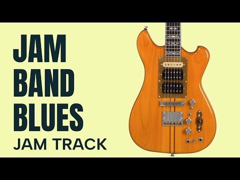Jamband Blues Guitar Backing Track in C – Jerry Garcia Band Style Jam