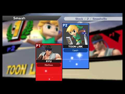 2GGC SCR Saga Ryu House - RCS|Nathan (Ryu) vs Lucy (Toon Link) - Wii U Casuals