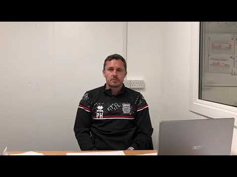 Personal message from Paul Hurst Grimsby Town Manager