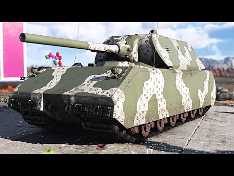 Germany Developed Massive Mobile Bunker Tank || Maus in War Thunder