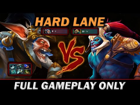Hard Lane, Meepo mid VS Huskar Mid, Huskar Creep Score 5x Meepo Creep Score! - Meepo Gameplay#870