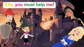 Ella and the Sleeping Beauty - Simple English Story - Ella English