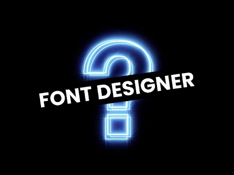 Font designer video 3
