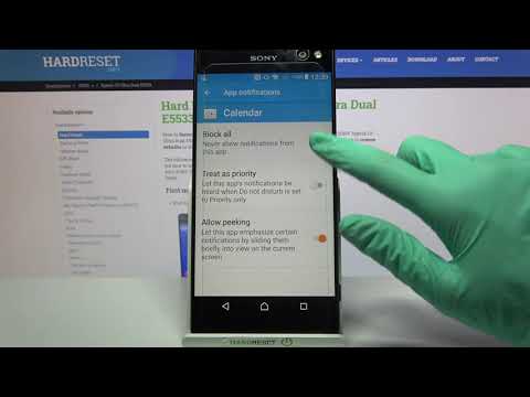 How to Change Apps Notifications on Sony Xperia C5 Ultra - Manage Notifications