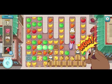 We Bare Bears Match3 Repairs Level 1442 - No Boosters