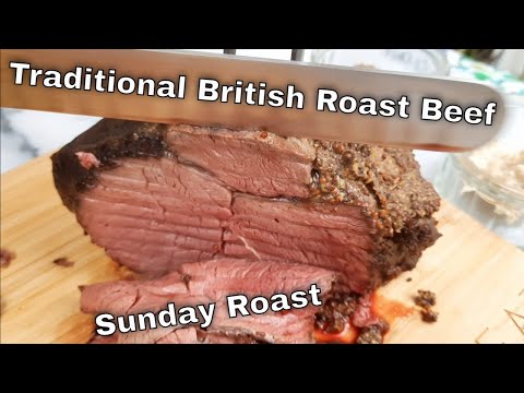 Traditional British Roast Beef (Sunday Roast)