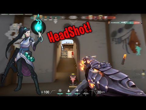 INSANE FLICKS & ONE TAPs | VALORANT Gameplay | CerealKiller007