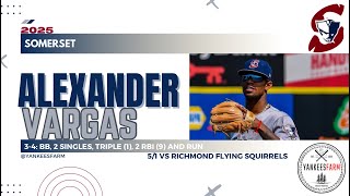 Alexander Vargas Vs. Richmond Flying Squirrels 5/2/25