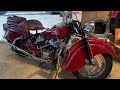 Indian Chief 1948 Completely Restored For Sale In Southern Sweden April 2026 1 Of 3 000 Produced