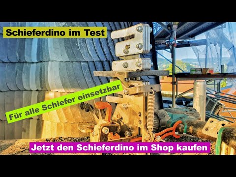 Schieferdino im Einsatz - Schiefer Dino im Onlineshop kaufen - Dino plus mit Führungsschiene