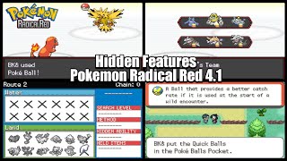 All In-Game Cheat Codes - Pokemon Radical Red 4.1