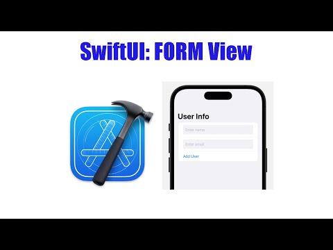 SwiftUI:  Form View