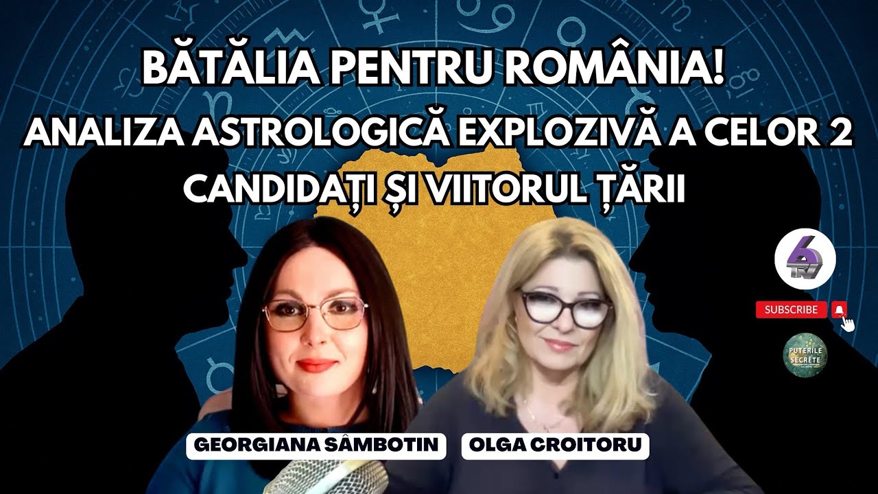 BĂTĂLIA PENTRU ROMÂNIA! ANALIZA ASTROLOGICĂ EXPLOZIVĂ A CELOR 2 CANDIDAȚI ȘI VIITORUL ȚĂRII