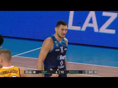 LKL league. BC "Prienai CBET" 94 vs 87 BC "Siauliai". 04/10/2020