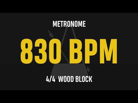 830 BPM 4/4 - Best Metronome (Sound : Wood block)
