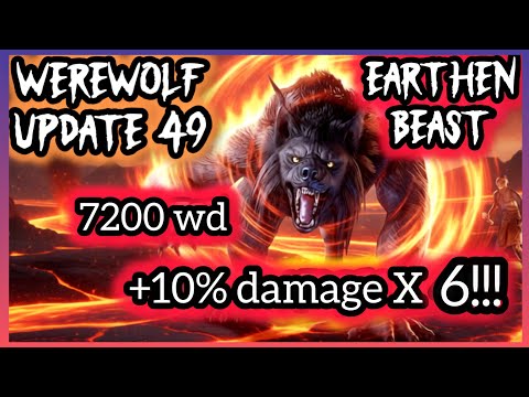 ESO ENTER EARTHEN BEAST!! 🔥DK Werewolf🔥 PvP Build Update 49 (2026)