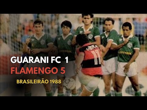Nesse dia, o Flamengo de Zico massacrou o Guarani do Craque Neto