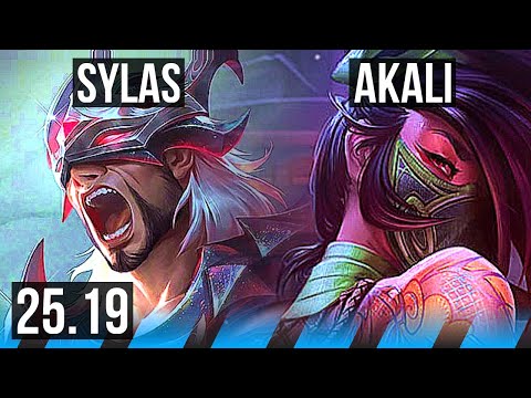SYLAS vs AKALI (MID) | 5/1/4, 600+ games | NA Challenger | 25.19
