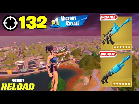 132 Elimination Squad "Ranked RELOAD” Gameplay Wins (Fortnite Chapter 7 PS5 Controller)