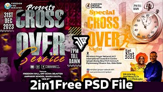 Cross Over Flyer Design Plus Free PSD File #trending #shorts #design #flyer #photoshop #shortvideo