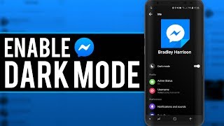 How To Turn On Dark Mode on Messenger | New Facebook Messenger Dark Mode!