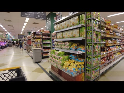 Supermercado Coreano - E·mart em uma cidade pequena - Quão caros são os mantimentos coreanos?
