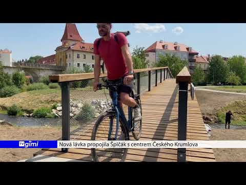 Nová lávka propojuje Špičák s centrem města, náhled videosekvence