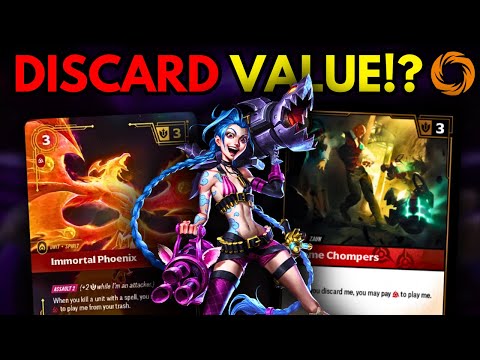 Discard Jynx FTW - Free Flame Chompers & Recursive Pheonix! | Riftbound TCG Arena Gameplay