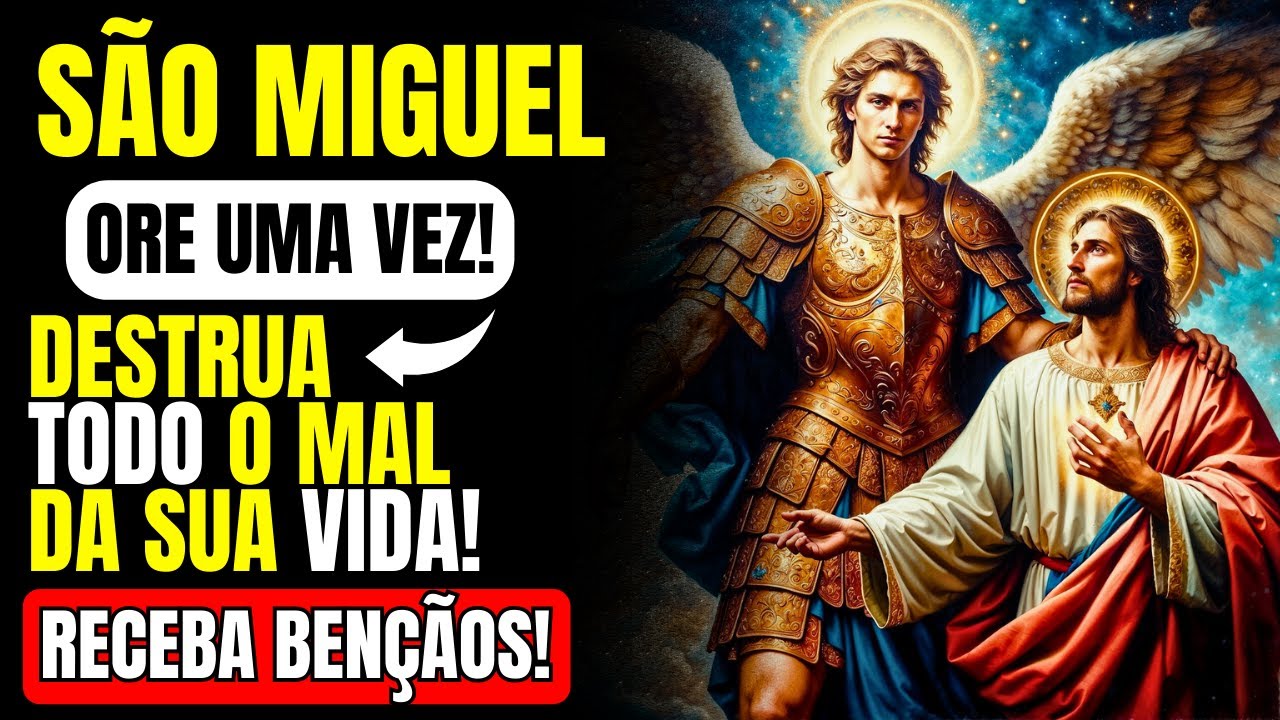 🌱 RENASCIMENTO ESPIRITUAL! PODEROSO SÃO MIGUEL PROMOVE CURA E RENOVAÇÃO | SINTA A TRANSFORMAÇÃO!
