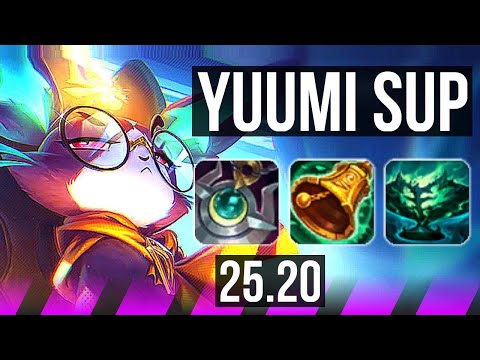 YUUMI & Lucian vs PANTHEON & Zeri (SUP) | 5/2/27, 900+ games | KR Master | 25.20